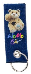 WoMoBär® Filz-Schlüsselanhänger 