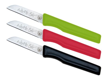 3er Set WoMoBär® Schälmesser 