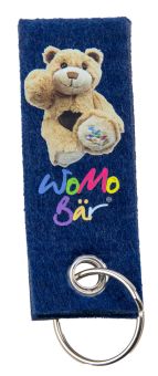 WoMoBär® Filz-Schlüsselanhänger 