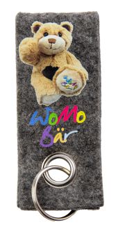 WoMoBär® Filz-Schlüsselanhänger 